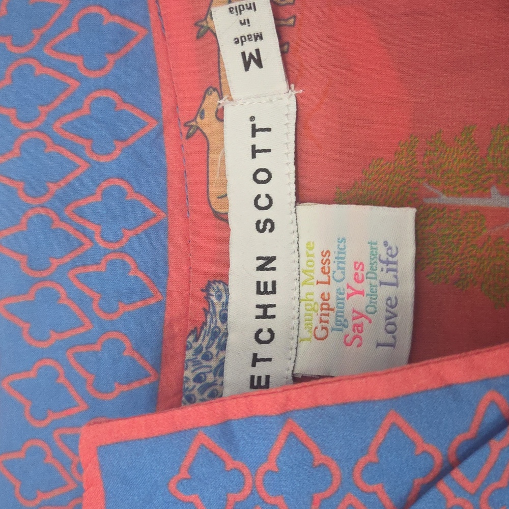 Beautiful Gretchen Scott Cotton Tunic Top In Great Condition! - Picture 3 of 14